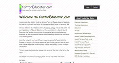 Desktop Screenshot of cantoreducator.com