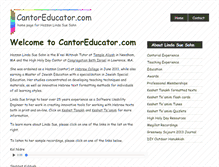 Tablet Screenshot of cantoreducator.com